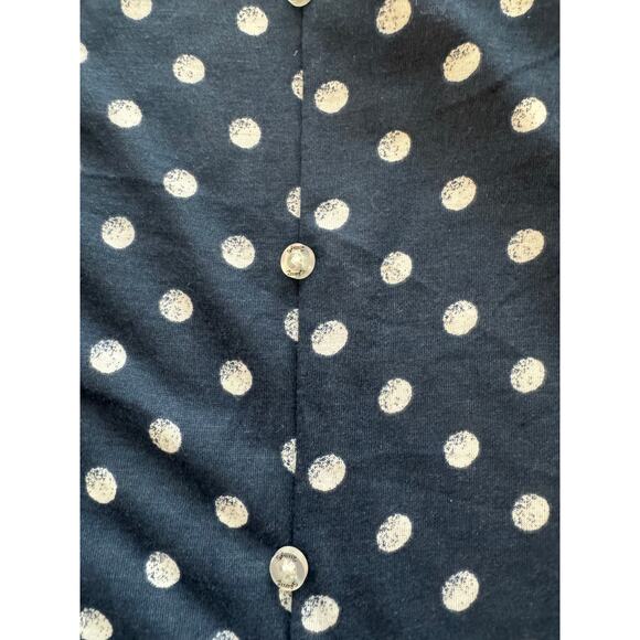 New ~ SPLENDID ~ V Neck Sleeveless Polka Dot Tank Top Size XL VISCOSE - Picture 5 of 6